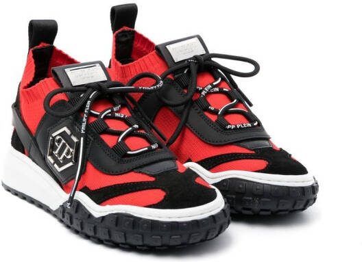 Philipp Plein Junior Predator low-top sneakers Black