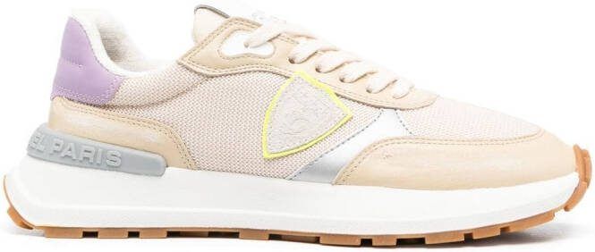 Philippe Model Paris colour-block low-top sneakers Neutrals