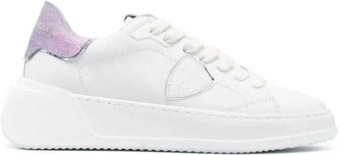 Philippe Model Paris Tres Temple lace-up sneakers Blue