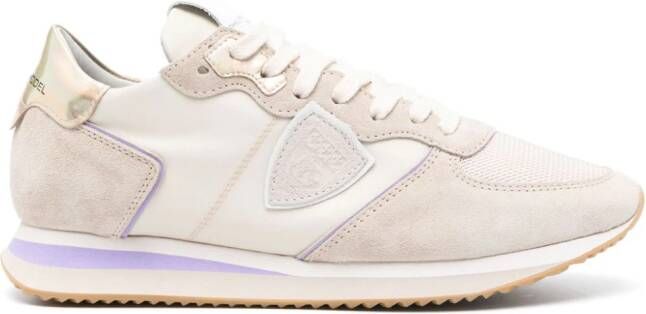 Philippe Model Paris Tropez lace-up sneakers Neutrals