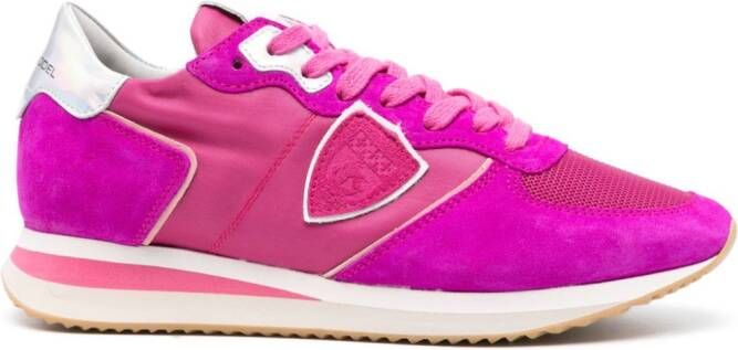 Philippe Model Paris Tropez lace-up sneakers Pink