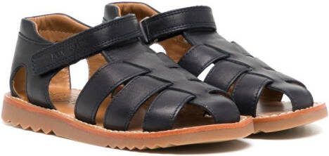 Pom D'api touch-strap caged-design sandals Blue