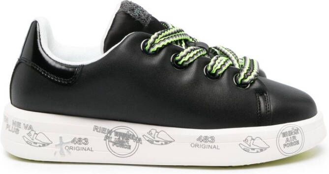 Premiata Belle 6550 leather sneakers Black
