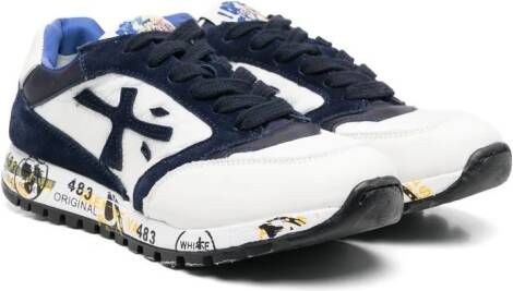 Premiata Kids Zac panelled sneakers White
