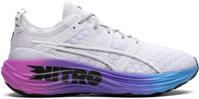 PUMA ForeverRUN NITRO "SUNSET" sneakers White