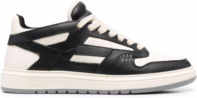 Represent Reptor Low panelled sneakers Black