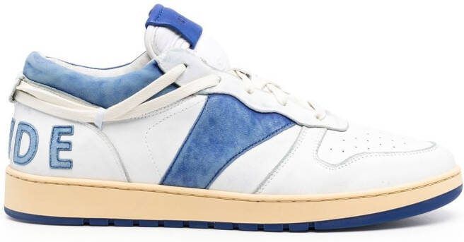 RHUDE logo-lettering sneakers White