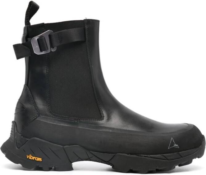 ROA 50mm leather Chelsea boots Black