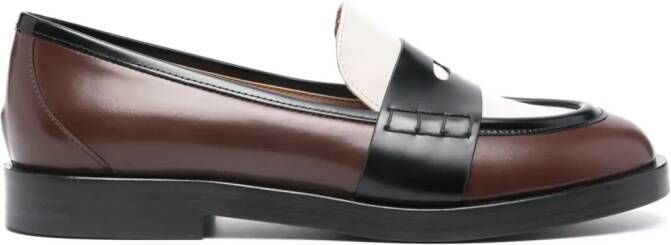 Roberto Festa Aliah leather loafers Brown