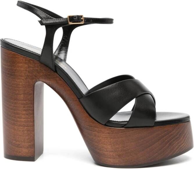 Saint Laurent 125mm Bianca sandals Black