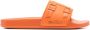 Santoni debossed-logo slides Orange - Thumbnail 1