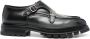 Santoni double-buckle leather loafers Green - Thumbnail 1