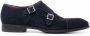 Santoni double buckle monk shoes Blue - Thumbnail 1