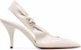 Santoni knotted slingback pumps Neutrals - Thumbnail 1