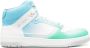 Santoni logo-print hi-top sneakers Green - Thumbnail 1