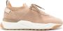 Santoni panelled knitted sneakers Neutrals - Thumbnail 1