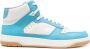 Santoni panelled lace-up sneakers White - Thumbnail 1