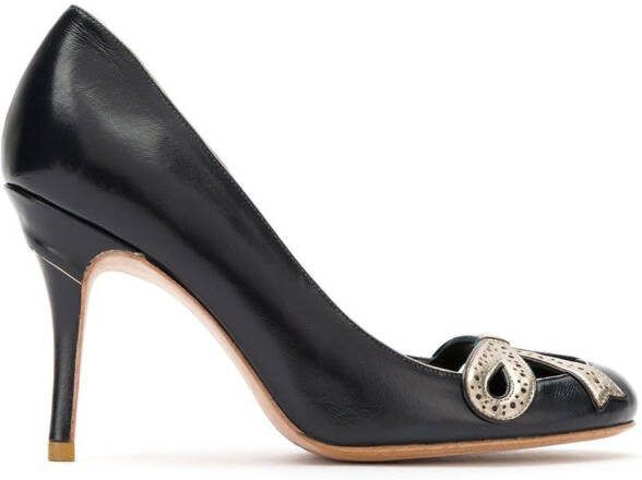 Sarah Chofakian Audrey pumps Black