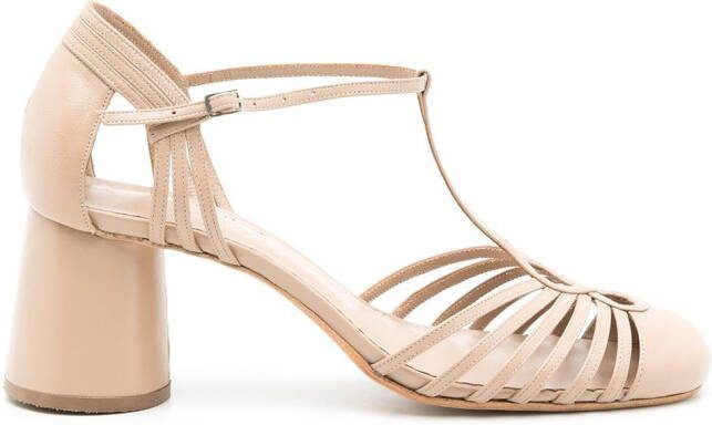 Sarah Chofakian Chamonix leather pumps Neutrals