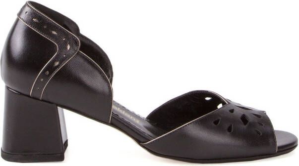 Sarah Chofakian chunky heel sandals Brown