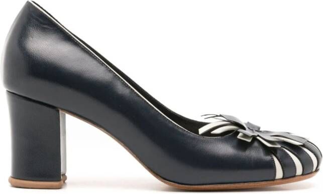 Sarah Chofakian Jacques 55mm leather pumps Blue