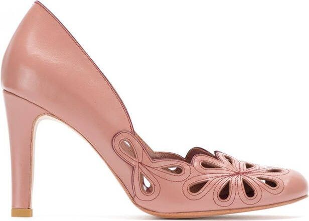 Sarah Chofakian leather Belle Epoque pumps Pink