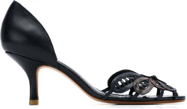 Sarah Chofakian leather pumps Black