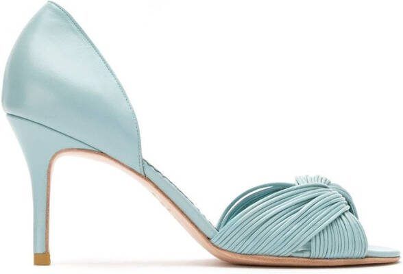 Sarah Chofakian leather pumps Blue