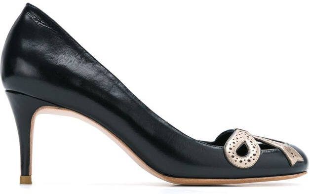 Sarah Chofakian leather pumps Blue