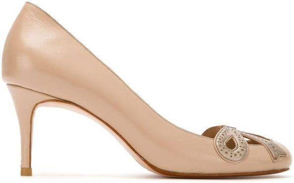Sarah Chofakian leather pumps Neutrals