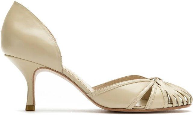 Sarah Chofakian leather pumps Neutrals