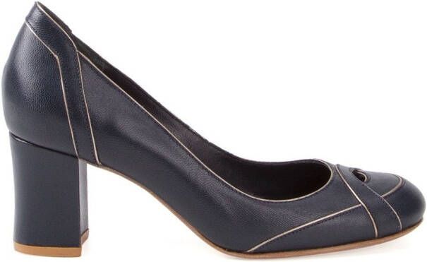 Sarah Chofakian leather pumps Purple