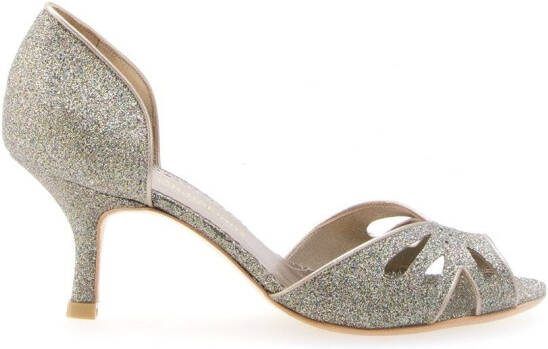 Sarah Chofakian leather sandals Metallic