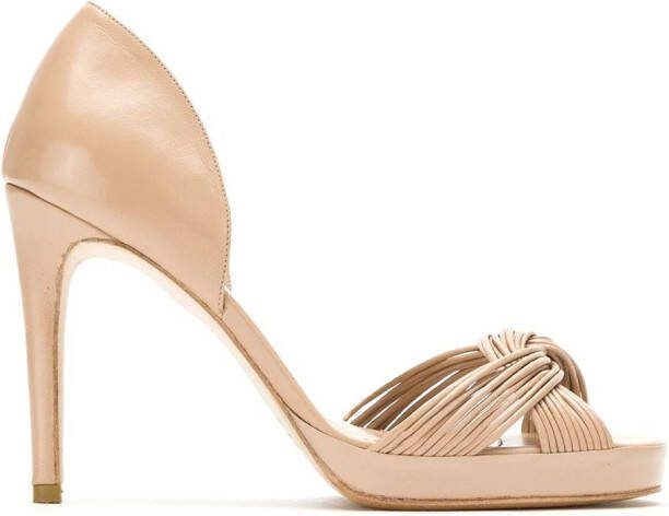 Sarah Chofakian leather sandals Neutrals