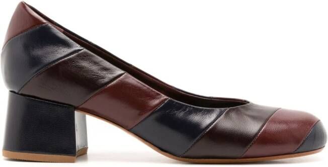 Sarah Chofakian Murakami 40mm leather pumps Brown