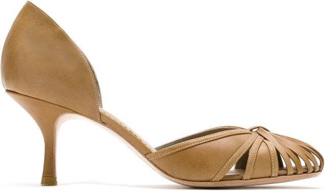 Sarah Chofakian Sarah leather pumps Brown