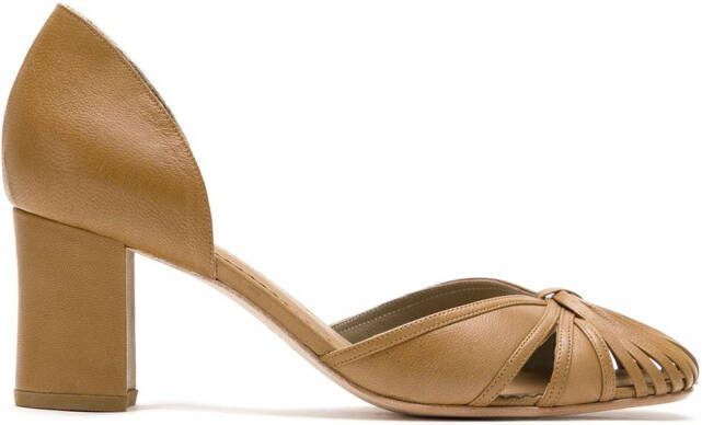 Sarah Chofakian Sarah leather pumps Brown