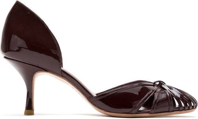 Sarah Chofakian Sarah leather pumps Red
