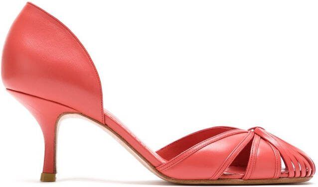 Sarah Chofakian Sarah leather pumps Red