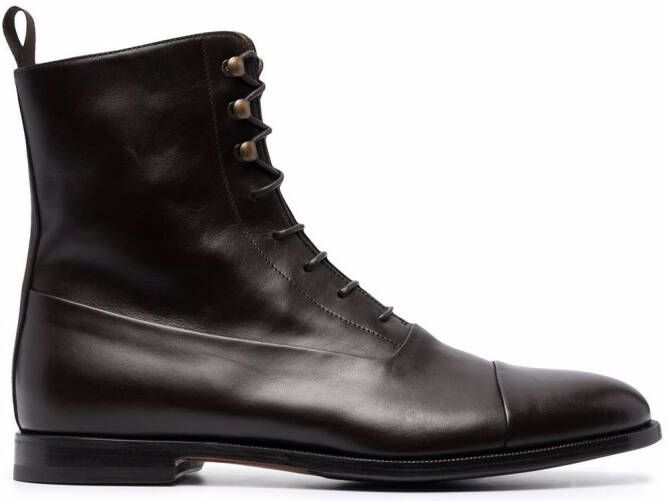 Scarosso Archie lace-up boots Brown