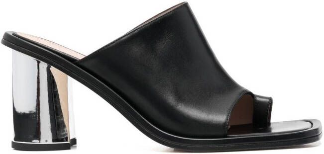 Scarosso 85mm Gwen sandals Black
