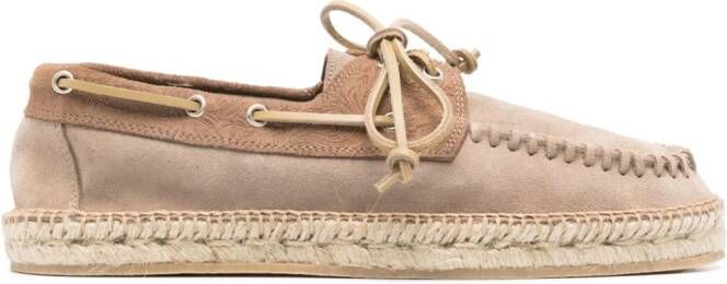 Scarosso Kai suede espadrilles Neutrals