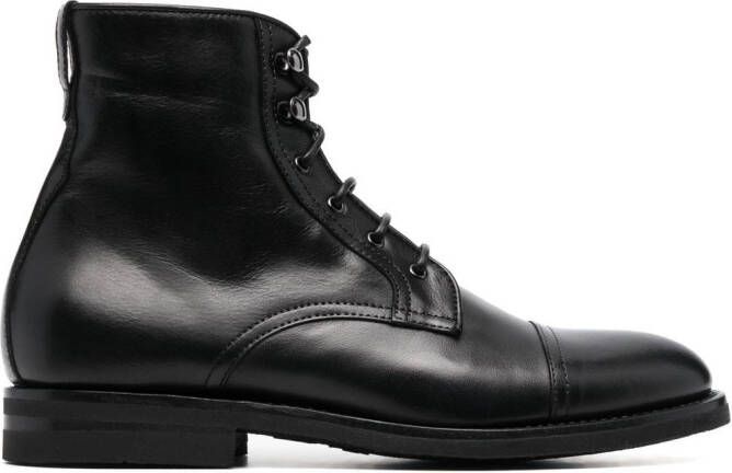 Scarosso Paola lace-up ankle boots Black