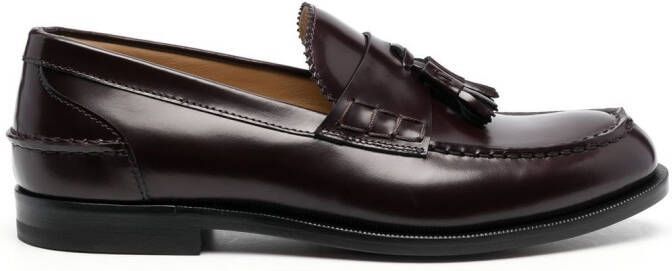 Scarosso slip-on loafers Red