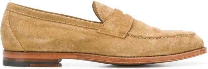 Scarosso Stefano almond-toe loafers Neutrals
