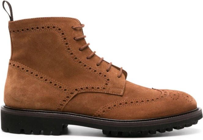 Scarosso Thomas suede boots Brown
