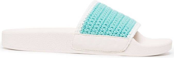 Senso Esme knit-strap sandals Blue