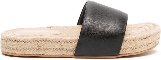 Senso Isobel open-toe espadrille sandals Black