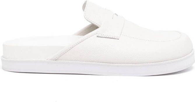 Senso Zayn I leather mules White