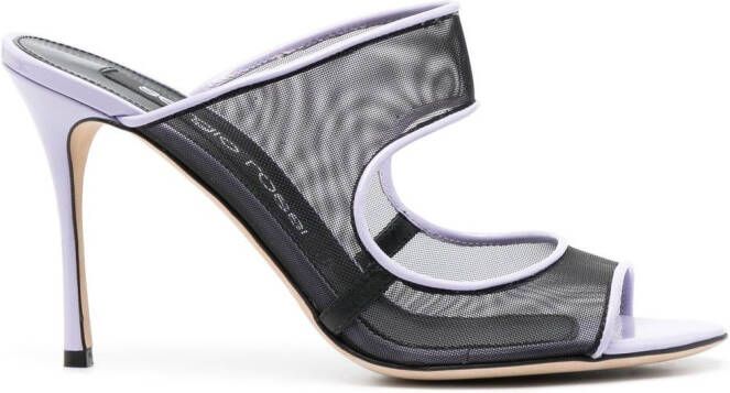 Sergio Rossi 90mm open-toe sandals Purple